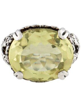 STEPHEN DWECK STERLING SILVER 925 QUARTZ COCKTAIL RING